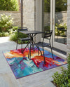 Urban Terrace Collection Area Rug -  Laneway Rectangle Multi  lifestyle 21
