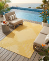 Urban Terrace Collection Area Rug -  Chelsea (Yellow) Rectangle Yellow  lifestyle 19