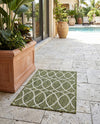 Savannah Pergola Collection Area Rug -  Pavilion (Green) Rectangle Green  lifestyle 4
