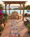 Urban Terrace Collection Area Rug -  Boardwalk Runner Multi  lifestyle 60