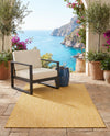 Seaside Serenity Collection Area Rug - Veranda (Corn Harvest Yellow) Rectangle Corn Harvest Yellow  lifestyle 28