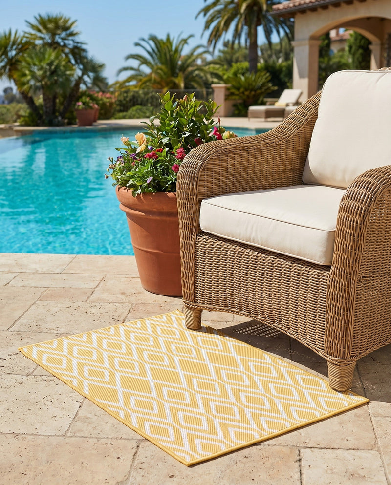 Urban Oasis Rugs Collection Area Rug -  Boulevard (Yellow Ivory) Rectangle Yellow Ivory  lifestyle 19