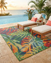 Coastal Terrace Collection Area Rug -  Pier Rectangle Multi  lifestyle 19