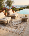 Patio Heritage Collection Area Rug -  Augusta (Natural) Rectangle Natural  lifestyle 25