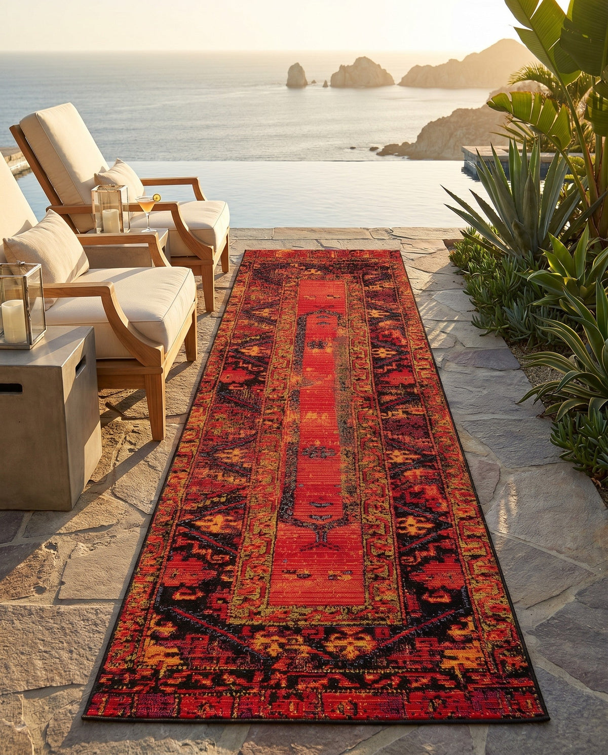 Safari Escape Rugs Collection Area Rug - Serengeti Runner Multi  lifestyle 152