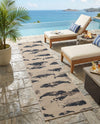Seaside Haven Rugs Collection Area Rug -  Seabreeze Runner Beige  lifestyle 60