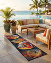 Seaside Haven Rugs Collection Area Rug -  Harbor Runner Multi  lifestyle 75
