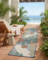 Coastal Terrace Collection Area Rug -  Boardwalk Runner Blue  lifestyle 74