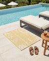 Desert Nomad Terrace Collection Area Rug - Sahara (Yellow) Rectangle Yellow  lifestyle 30