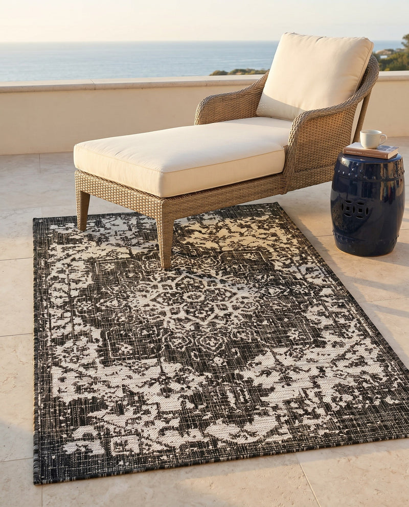 Urban Oasis Rugs Collection Area Rug -  Penthouse (Charcoal Gray) Rectangle Charcoal Gray  lifestyle 32