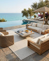 Seaside Serenity Collection Area Rug - Marina Rectangle Ivory  lifestyle 35