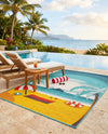 Seaside Haven Rugs Collection Area Rug -  Dockside Rectangle Multi  lifestyle 12