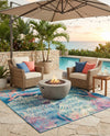 Seaside Haven Rugs Collection Area Rug - Marina Square Multi  lifestyle 26