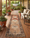 Patio Heritage Collection Area Rug -  Gazebo Runner Multi  lifestyle 36
