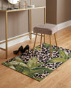 Seaside Blooms Collection Area Rug -  Lotus Rectangle Green  lifestyle 32
