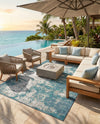 Seaside Haven Rugs Collection Area Rug -  Schooner Rectangle Blue  lifestyle 8