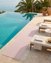 Seaside Serenity Collection Area Rug - Veranda (Whisper Pink) Runner Whisper Pink  lifestyle 56