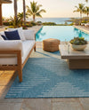 Urban Terrace Collection Area Rug -  Chelsea (Light Aqua) Rectangle Light Aqua  lifestyle 24