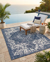 Urban Oasis Rugs Collection Area Rug -  Penthouse (Blue) Rectangle Blue  lifestyle 10