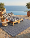 Jill Zarin Sedona Oasis Outdoor Collection Area Rug - Coconino (Navy Sky) Rectangle Navy Sky  lifestyle 6
