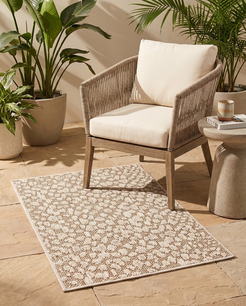 Savannah Escape Collection Area Rug - Mara Rectangle Khaki  lifestyle 48