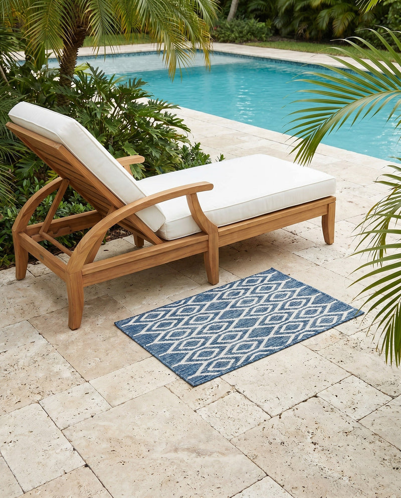 Urban Oasis Rugs Collection Area Rug -  Boulevard (Blue) Rectangle Blue  lifestyle 26