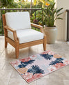 Seaside Blooms Collection Area Rug - Haven Rectangle Pink  lifestyle 38