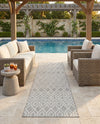 Urban Oasis Rugs Collection Area Rug -  Boulevard (Gray Cream) Runner Gray Cream  lifestyle 50