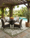 Urban Oasis Rugs Collection Area Rug -  Penthouse (Green) Square Green  lifestyle 21
