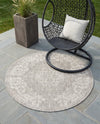 Urban Oasis Rugs Collection Area Rug -  Penthouse (Gray) Round Gray  lifestyle 76