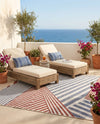 Urban Oasis Rugs Collection Area Rug -  Loft Square Blue  lifestyle 46
