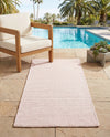 Jill Zarin Sedona Oasis Outdoor Collection Area Rug - Coconino (Pink Roses) Runner Pink Roses  lifestyle 66
