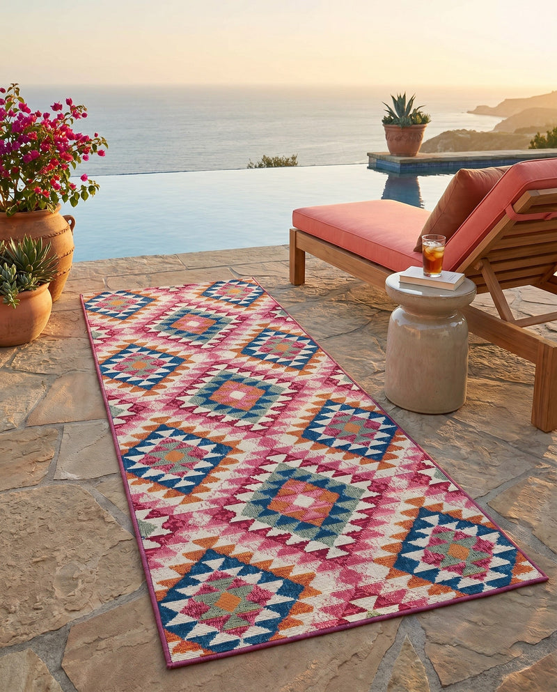 Mesa Oasis Rugs Collection Area Rug - Sedona Runner Multi  lifestyle 50