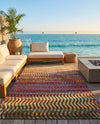 Urban Terrace Collection Area Rug -  Walkway Rectangle Multi  lifestyle 13