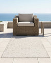 Tribal Terrace Treasures Collection Area Rug - Mayan Marina (Light Gray) Rectangle Light Gray  lifestyle 37
