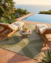Urban Terrace Collection Area Rug -  Chelsea (Green) Rectangle Green  lifestyle 13