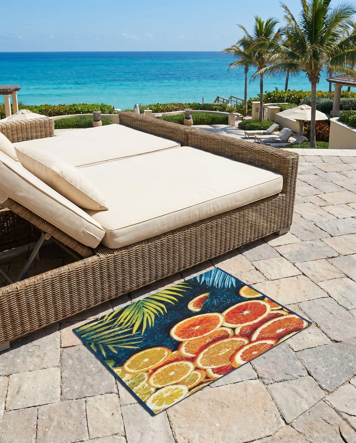 Seaside Haven Rugs Collection Area Rug -  Dunes Rectangle Multi  lifestyle 11