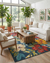 Seaside Haven Rugs Collection Area Rug -  Nautical Rectangle Multi  lifestyle 17