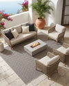 Urban Oasis Rugs Collection Area Rug -  Rooftop (Charcoal Gray) Rectangle Charcoal Gray  lifestyle 37