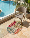 Urban Terrace Collection Area Rug -  Esplanade Oval Beige  lifestyle 53