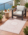 Tribal Terrace Treasures Collection Area Rug -  Incan Isle (Pink) Rectangle Pink  lifestyle 27
