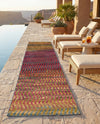Urban Terrace Collection Area Rug -  Walkway Runner Multi  lifestyle 54