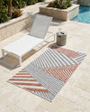 Urban Oasis Rugs Collection Area Rug -  Boardwalk Rectangle Blue  lifestyle 46