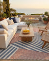 Urban Oasis Rugs Collection Area Rug -  Loft Rectangle Blue  lifestyle 6