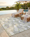 Seaside Blooms Collection Area Rug -  Serene Rectangle Green  lifestyle 32