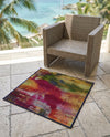 Urban Terrace Collection Area Rug -  Atrium Rectangle Multi  lifestyle 40
