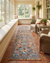 Patio Heritage Collection Area Rug -  Oasis Runner Multi  lifestyle 72