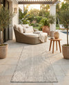 Desert Nomad Terrace Collection Area Rug - Sahara (Gray) Runner Gray  lifestyle 25