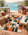 Outdoor Marrakesh Collection Area Rug -  Tangier Rectangle Multi  lifestyle 18