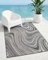 Urban Terrace Collection Area Rug - Soho Rectangle Charcoal  lifestyle 46